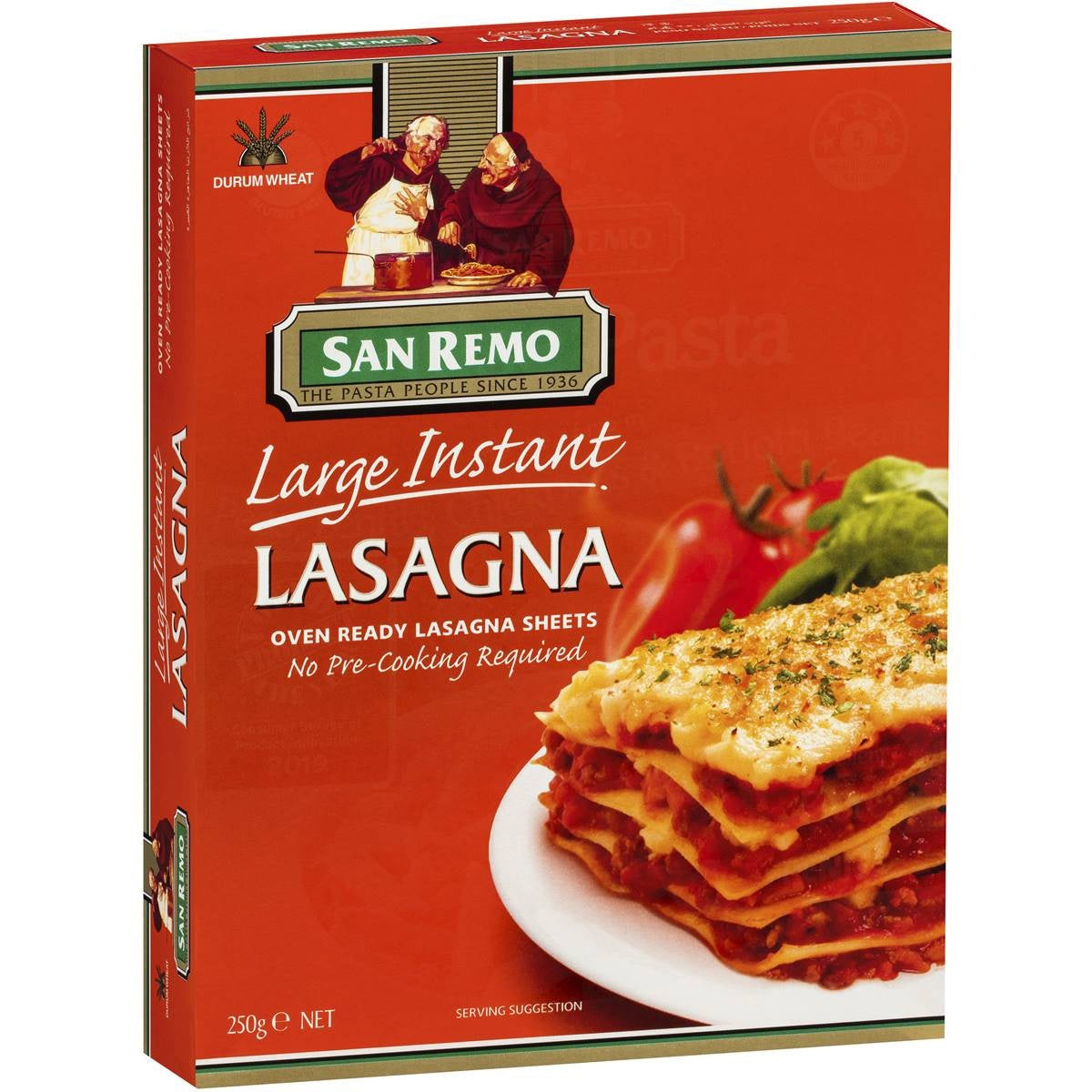 San Remo Lasagne Pasta Large 250g