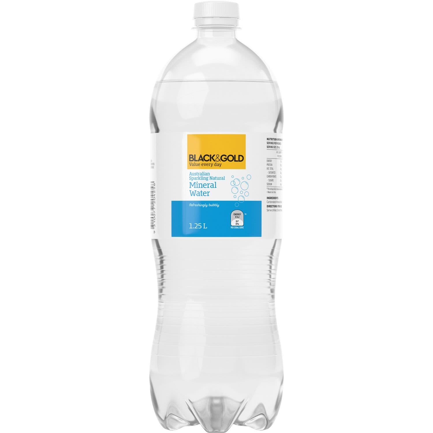 Black & Gold Sparkling Mineral Water 1.25L