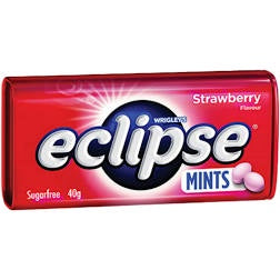 Wrigleys Eclipse Mint Strawberry 40g