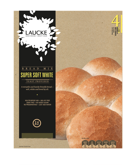 Laucke Bread Mix Super Soft White 2.4kg