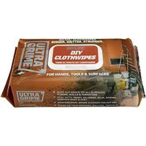 UltraGrime LIFE DIY XXL+ Clothwipes 80 Pack