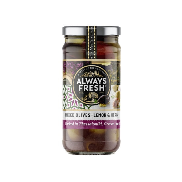 Always Fresh Marinated Greek Trio With Lemon & Herbs 230g