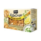 Olinas Lemon Thyme & Cracked Pepper Pita Crisps 100g