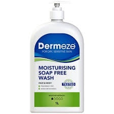 Dermeze Soap Free Body Wash & Facial Cleanser 1l