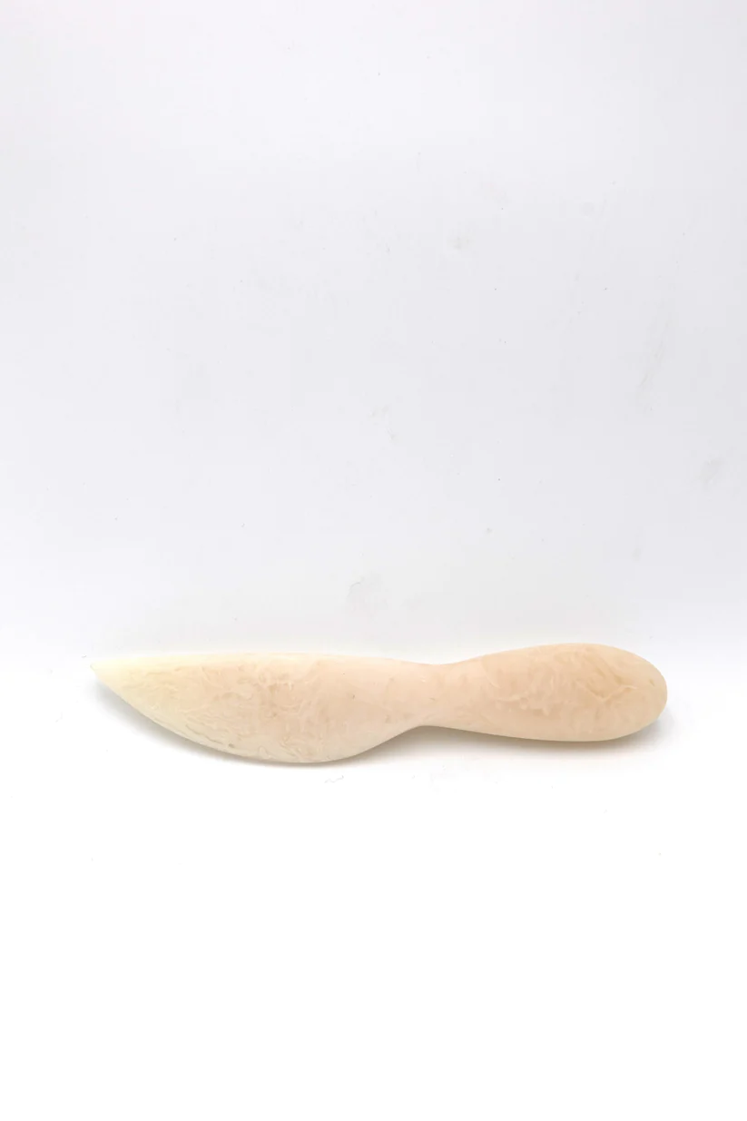 Resin Knife & Spreader Crema Caramel Cream Small