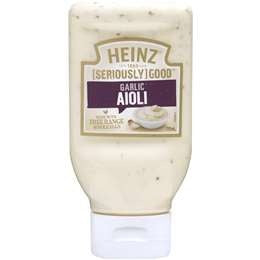 Heinz Mayonnaise Seriously Good Aioli Garlic 295ml