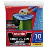 Multix Council Bin Liners Small 140L 10pk