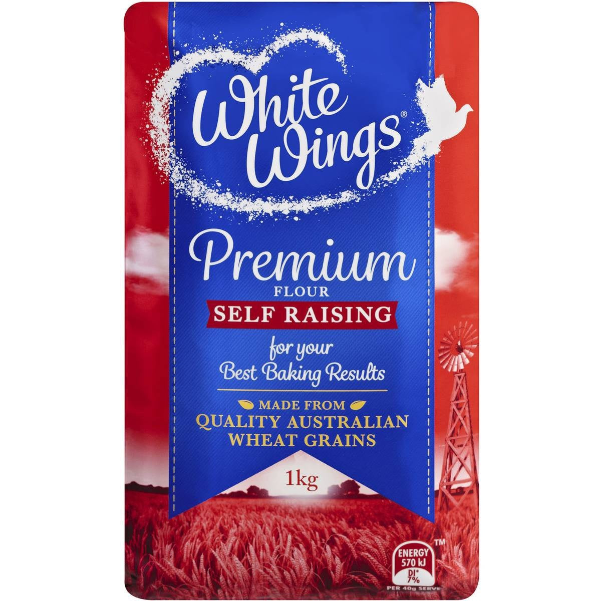 White Wings Self Raising Flour 1kg