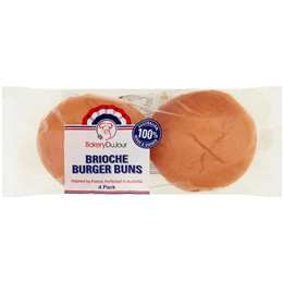 Bakery Du Jour Brioche Burger Buns 4pk