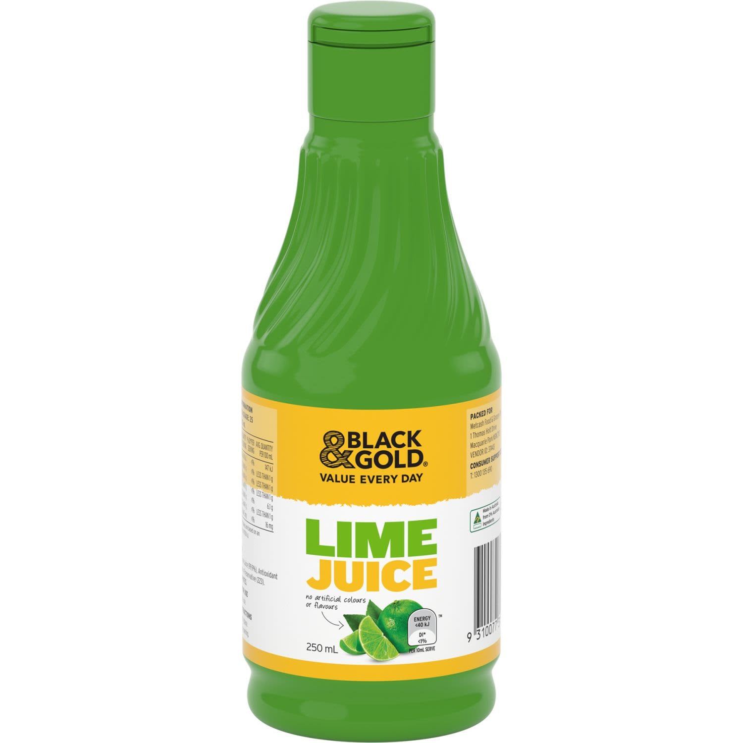 Black & Gold Lime Juice 250ml