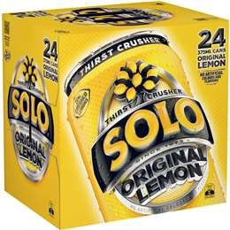 Schweppes Solo Cans 375ml 24pk