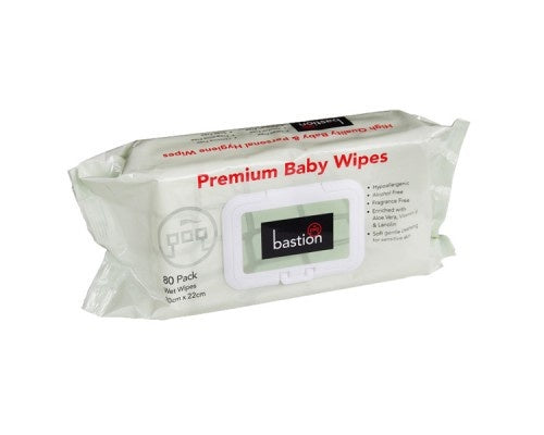 Bastion Baby Wipes 80 sheets