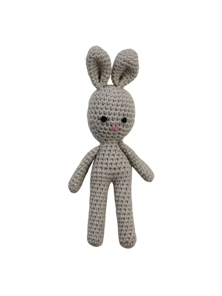 Fauve & Co Lulu Crochet Bunny Taupe