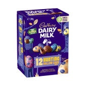 Cadbury Dairy Milk Chocolate 12 Piece Easter Hunting Pack 204g