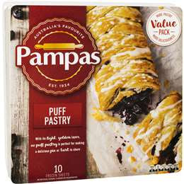 Pampas Puff Pastry 10 Sheets 1.6kg