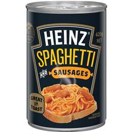 Heinz Spaghetti  Sausages 420g