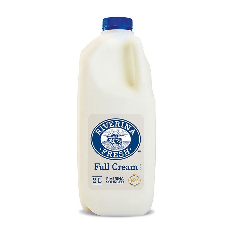 Riverina Fresh Full Cream Milk 2L