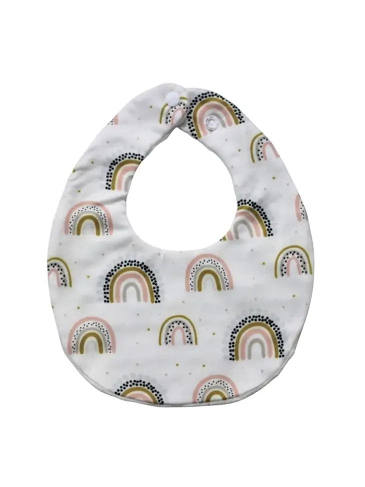 Fauve & Co Rainbow Dots Baby Bib