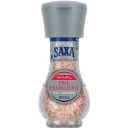 Saxa Natural Pink Himalayan Salt Grinder 95g