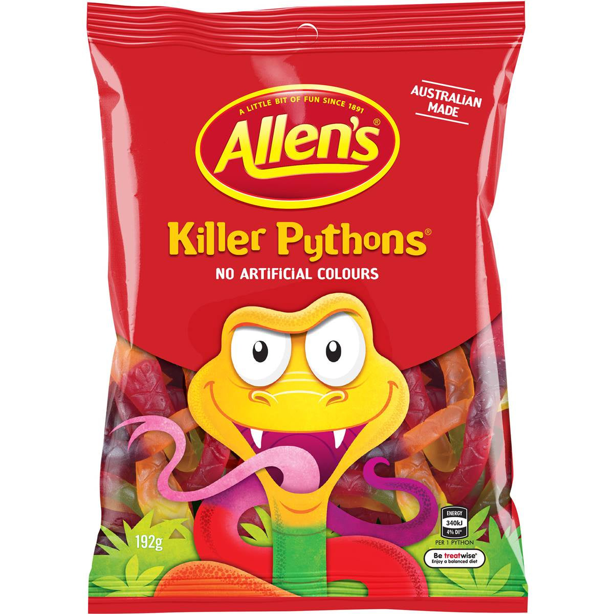 Allens Killer Python Jelly Lolly Bag 192g