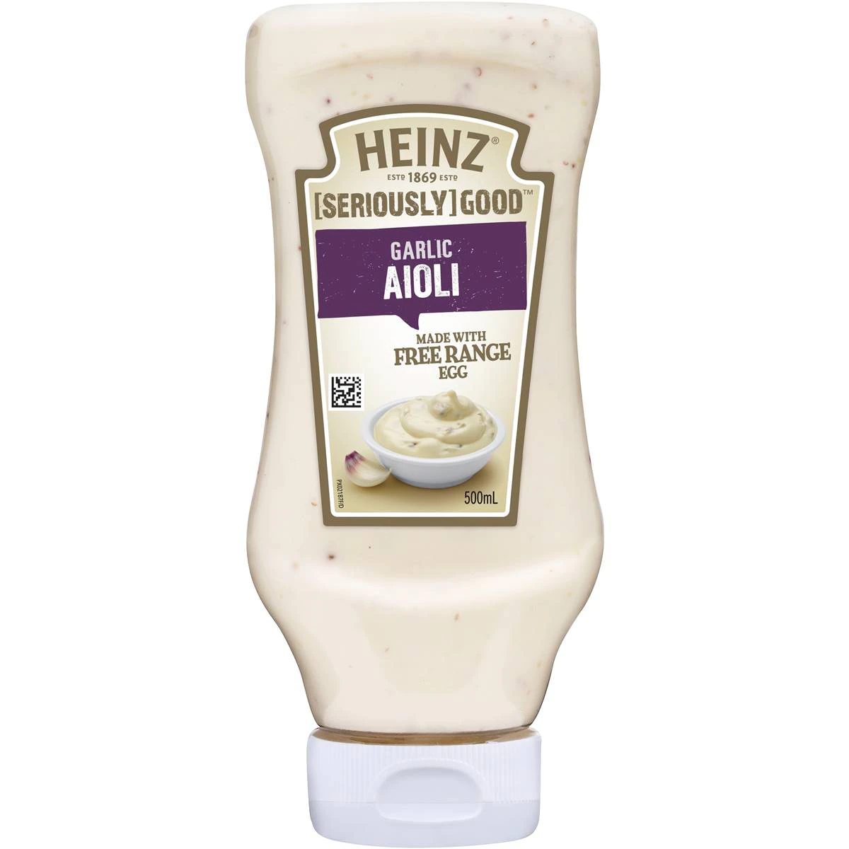 Heinz Seriously Good Mayonnaise Garlic Aioli Mayo 500ml