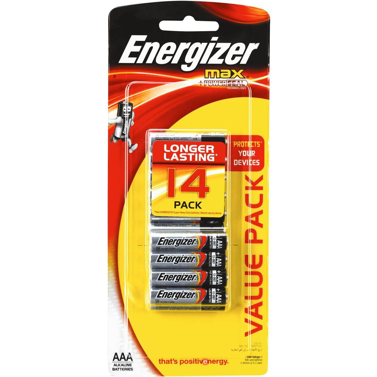 Energizer Max Batteries AAA 14pk