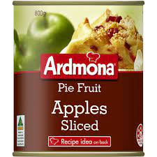 Ardmona Pie Fruit Apple Sliced 800g