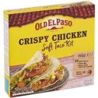 Old El Paso Cripsy Chicken Soft Taco Kit 370g