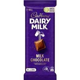 Cadbury Dairy Milk Chocolate Block 180g