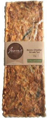 Ivans Tart Bacon Cheddar & Leek 800g