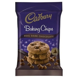 Cadbury Baking Chips Dark Chocolate 200g