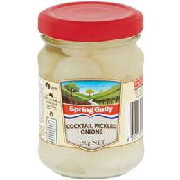 Spring Gully White Cocktail Pickled Onions 150g