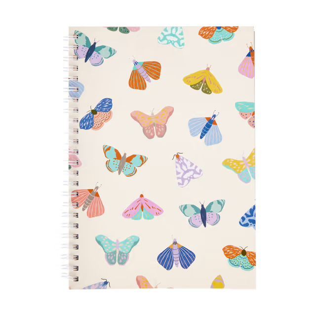 Spiral Notebook A5 Butterfly