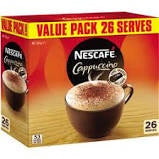 Nescafe Coffee Sachets Value Pack Cappuccino  26pk