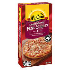 McCain Cheese & Bacon Pizza Singles 400g