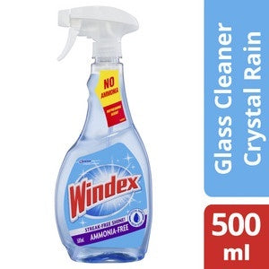 Windex Glass Cleaner Trigger Crystal Rain 500ml