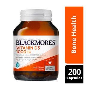 Blackmores Vitamin D3 1000IU 200 capsules