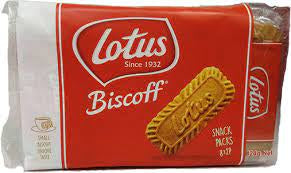 Lotus Biscoff Snack 8pk 124g