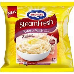 Birds Eye Steam Fresh Potato Mash With Butter 400g