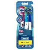 Oral B Toothbrush 5 Way Clean 3pk