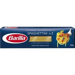 Barilla Spaghetti Pasta No 3 500g