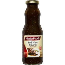 Masterfoods Marinade Red Wine & Garlic 375g