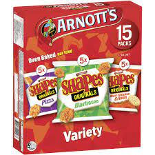 Arnott's Shapes Variety 15pk