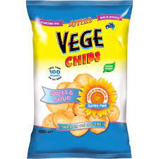 Ajitas Vege Chips Sweet & Sour 100g