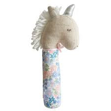 Alimrose Yvette Unicorn Squeaker Liberty Blue