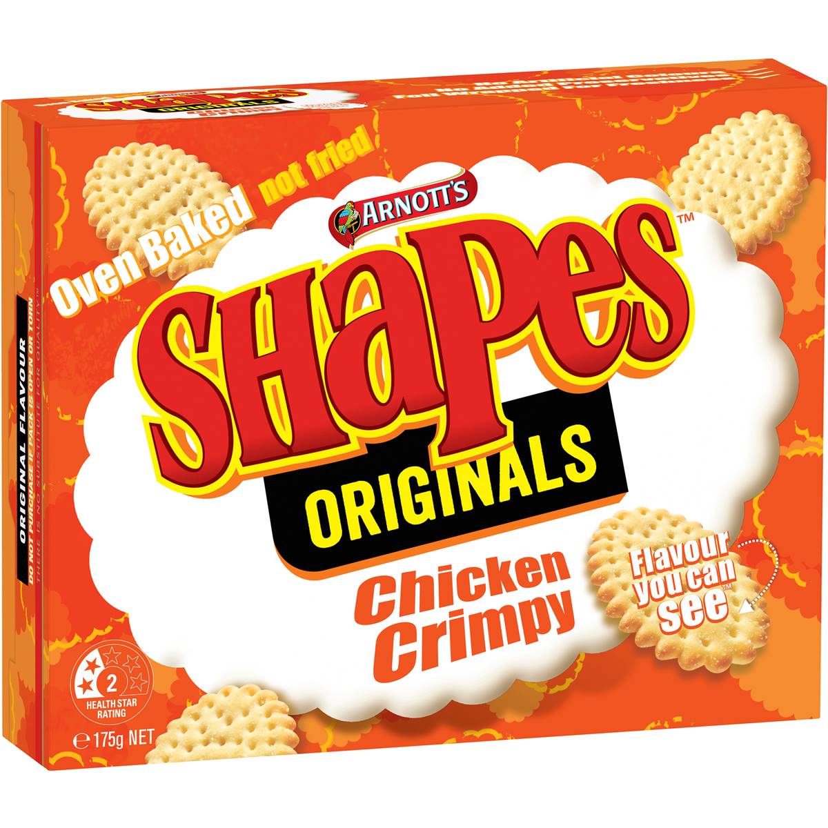 Arnott's Shapes Chicken Crimpy 175g