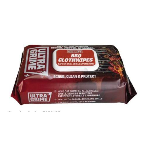 UltraGrime LIFE BBQ XXL+ Clothwipes  60pk