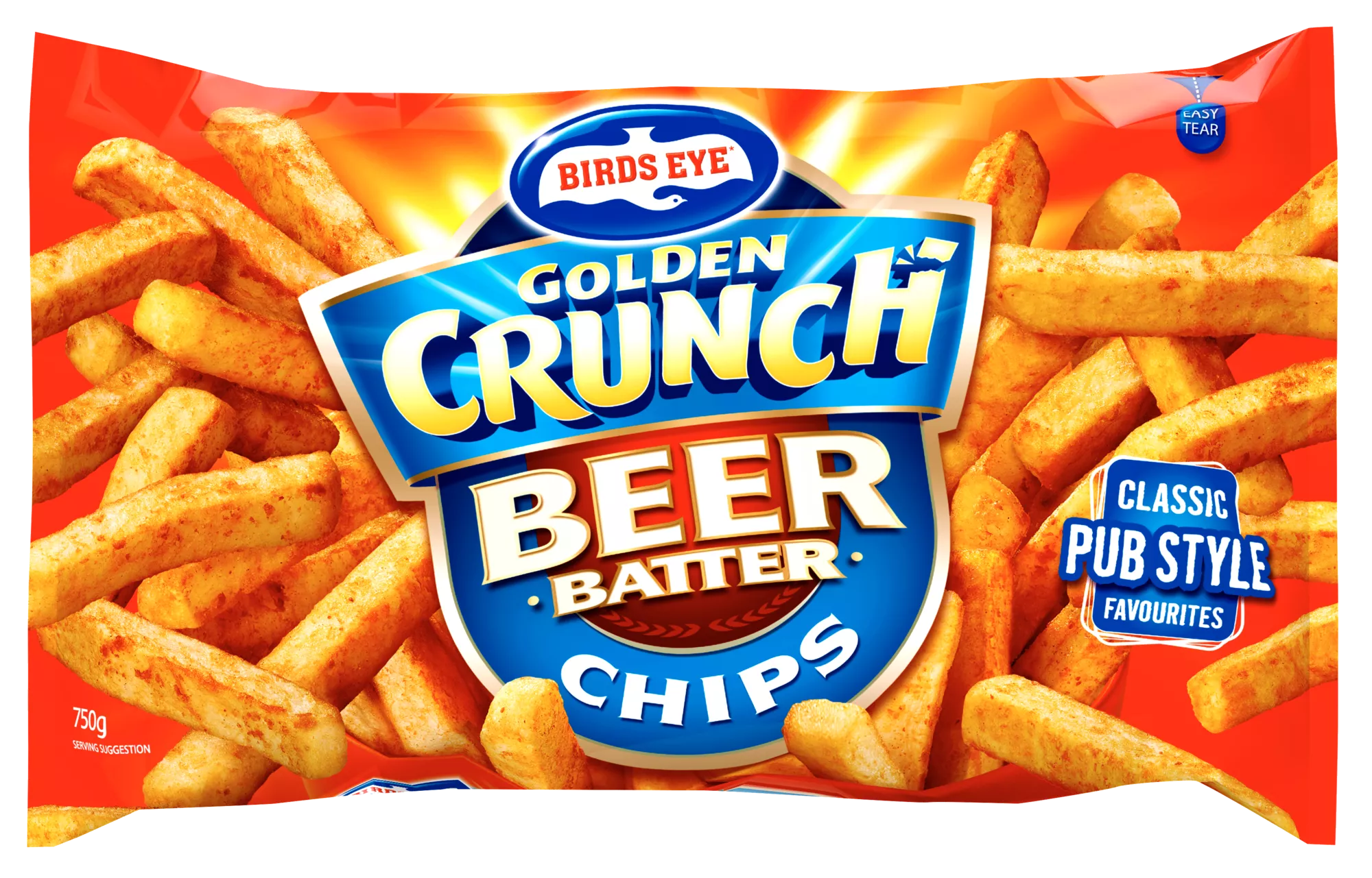 Birds Eye Golden Crunch Beer Batter Chips 750g