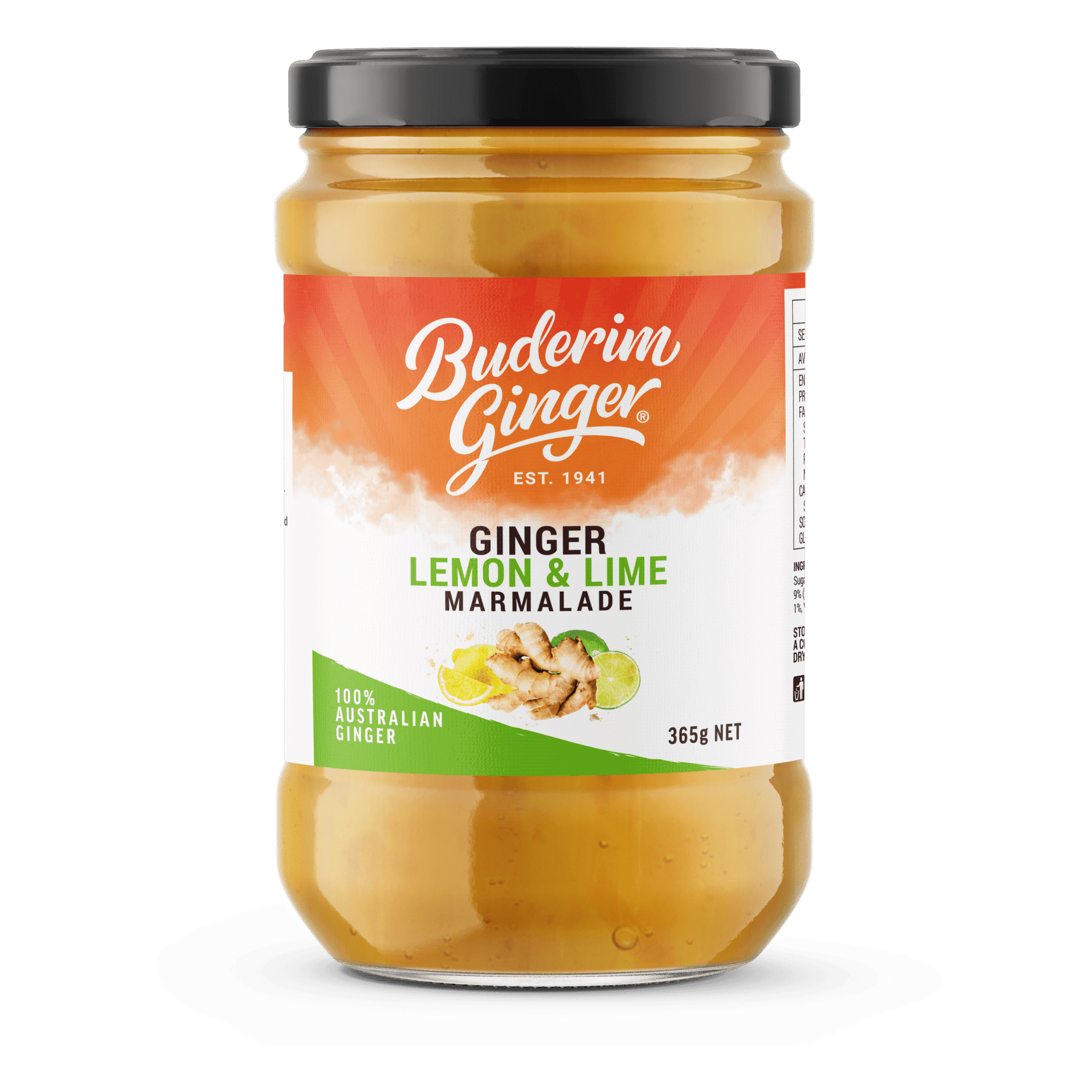 Buderim Ginger, Lemon & Lime Marmalade 365g