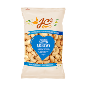 JCs Premium Salted Cashews 375g